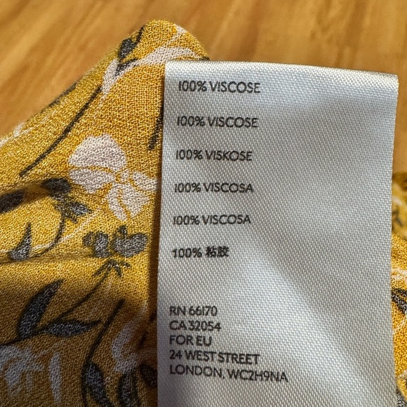 Maeve Cheyanne Peplum Floral Blouse Size Small - Picture 5 of 6